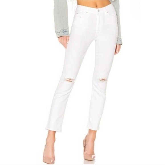 MOTHER Denim High Waisted Rascal Ankle Jeans Little Miss Innocent Stretch - Picture 12 of 12